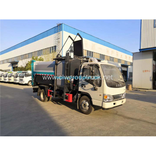 7-8CBM Side loading compressed garbage truck